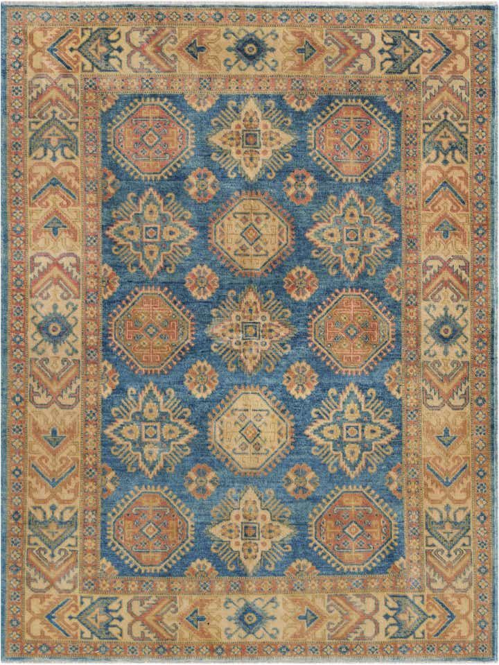 4' 11 x 6' 6 Hand Knotted Oushak Wool Rug