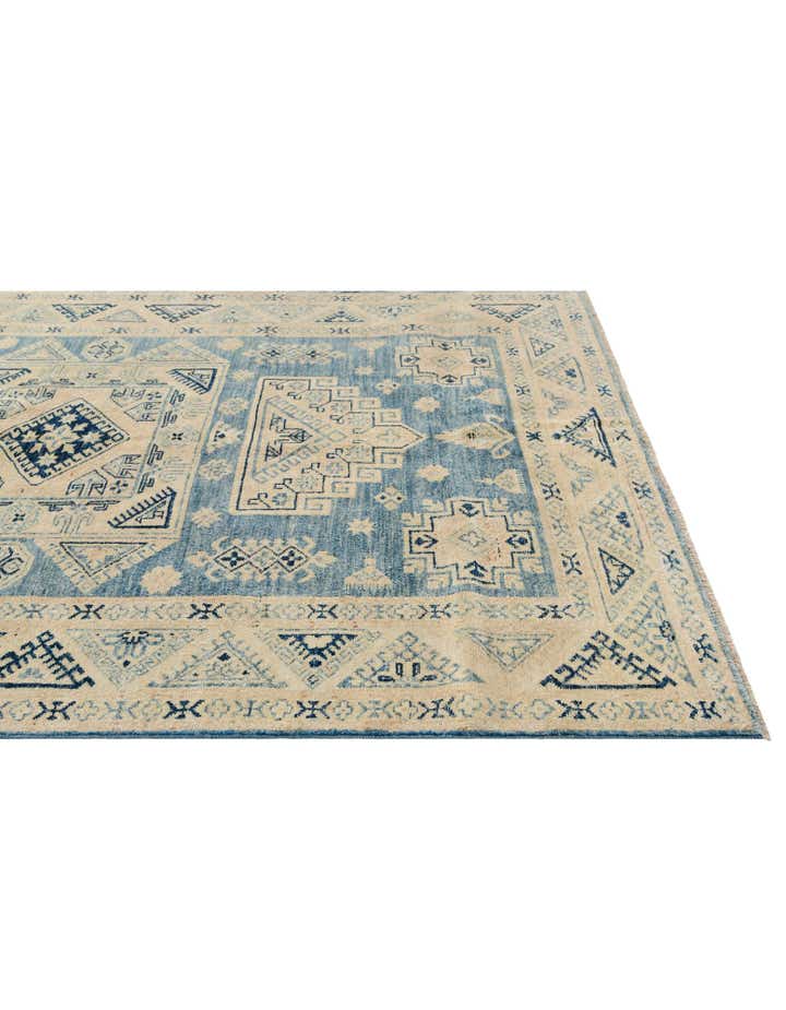 4' 10 x 6' 5 Hand Knotted Oushak Wool Rug