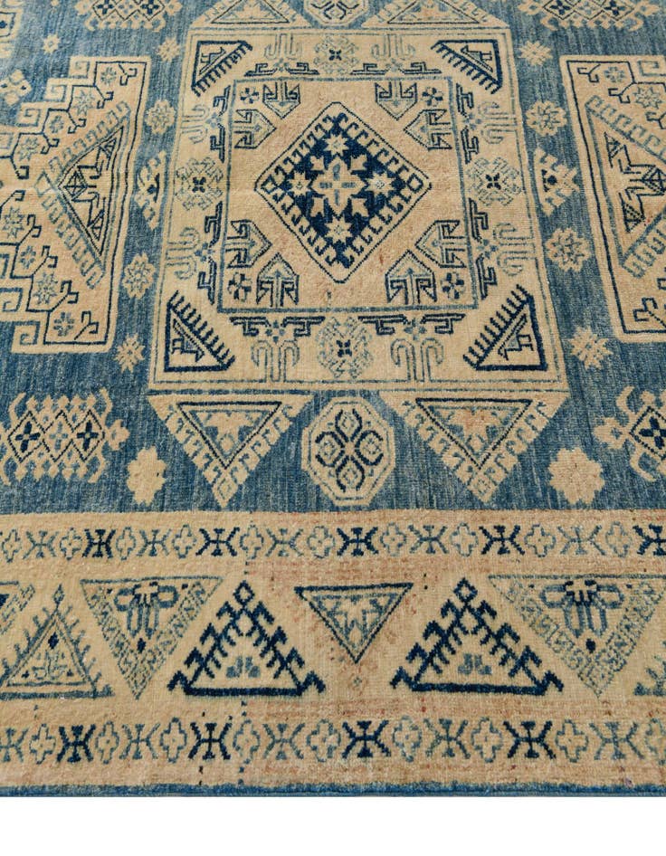 Detail image of 4' 10 x 6' 5  Hand Knotted Oushak Wool Rug