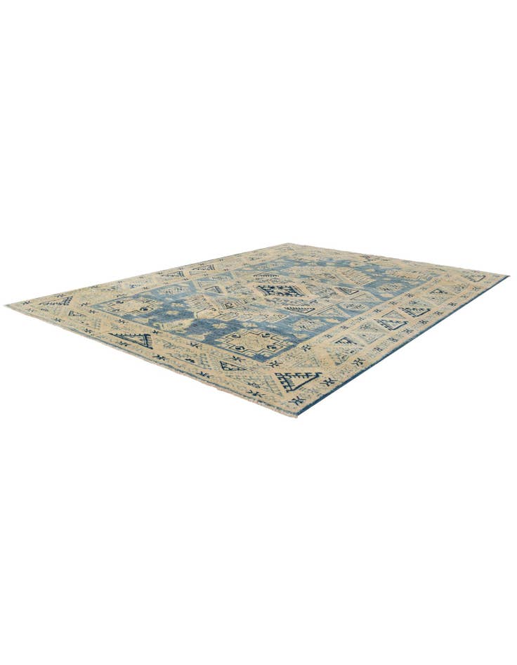 Detail image of 4' 10 x 6' 5 Hand Knotted Oushak Wool Rug