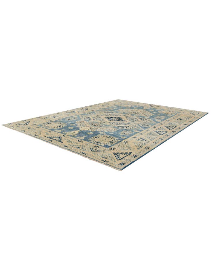 Detail image of 4' 10 x 6' 5 Hand Knotted Oushak Wool Rug