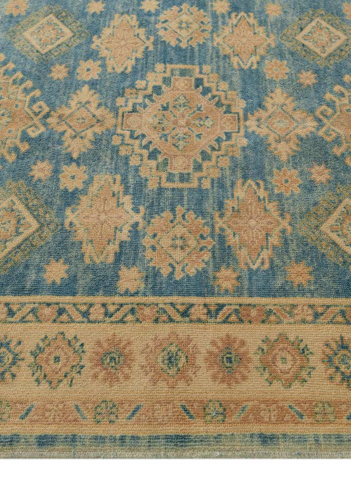 4' x 5' 9 Hand Knotted Oushak Wool Rug