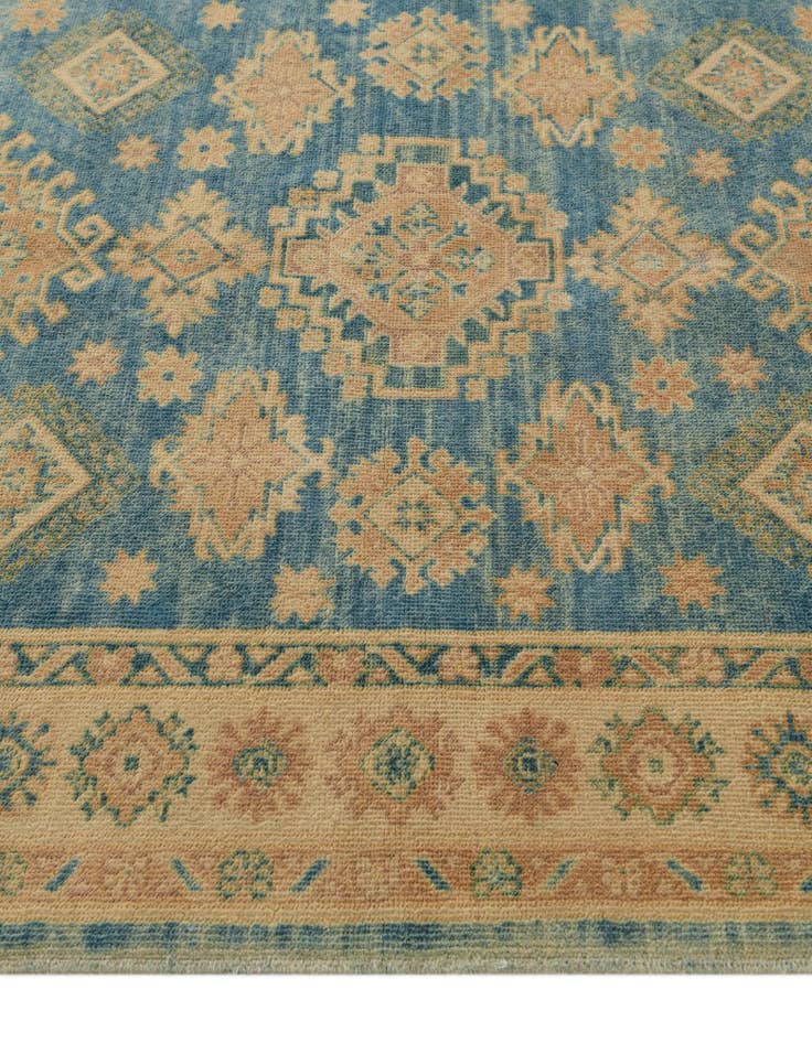 Detail image of 4' x 5' 9 Hand Knotted Oushak Wool Rug