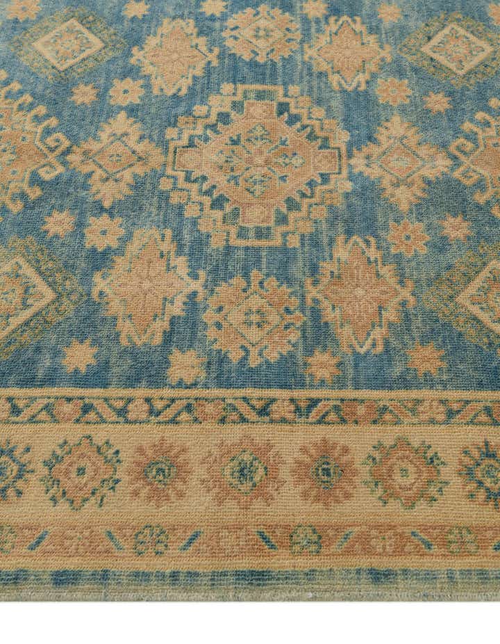4' x 5' 9 Hand Knotted Oushak Wool Rug