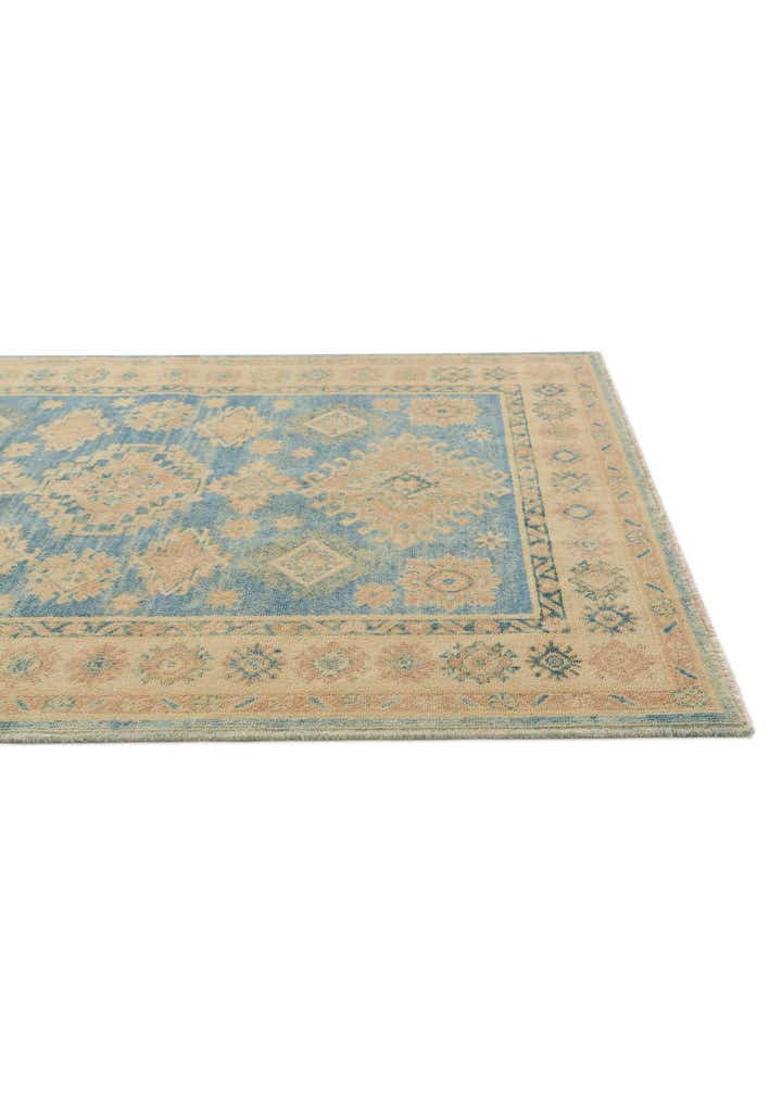 4' x 5' 9 Hand Knotted Oushak Wool Rug