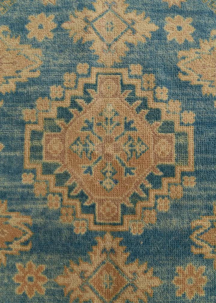 4' x 5' 9 Hand Knotted Oushak Wool Rug