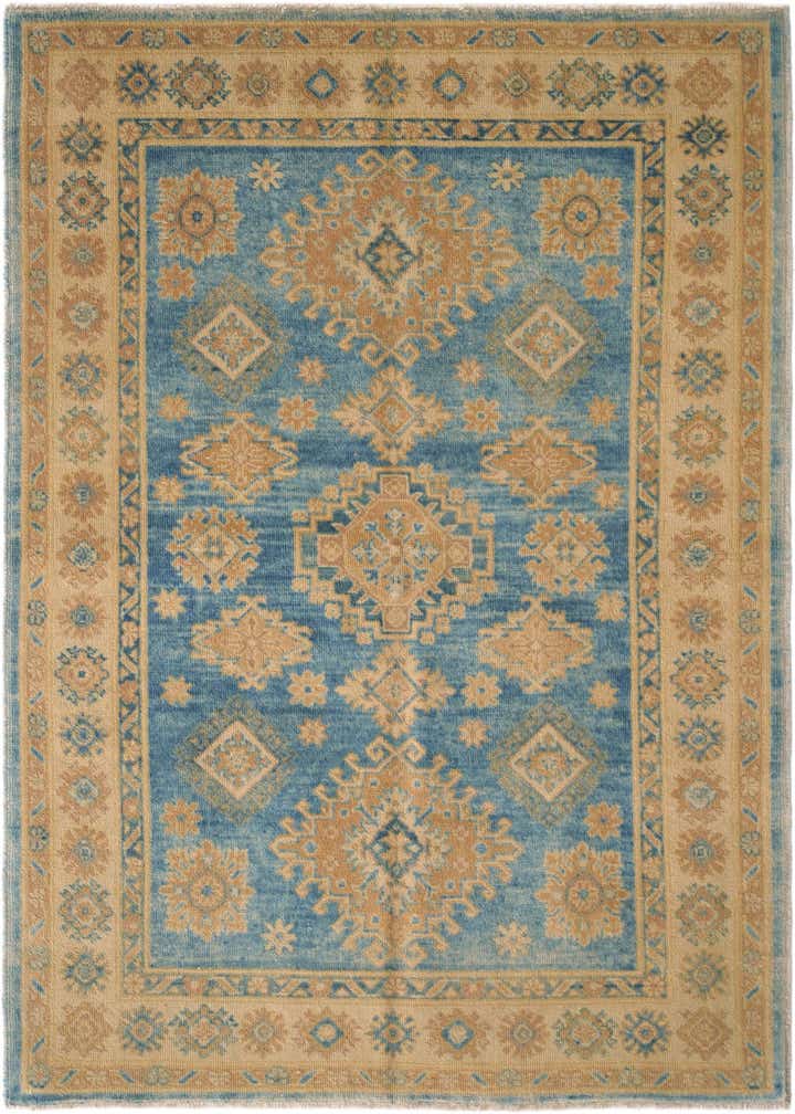 4' x 5' 9 Hand Knotted Oushak Wool Rug