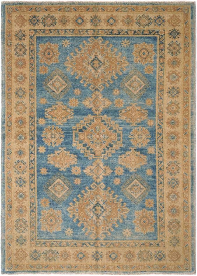Detail image of 4' x 5' 9 Hand Knotted Oushak Wool Rug