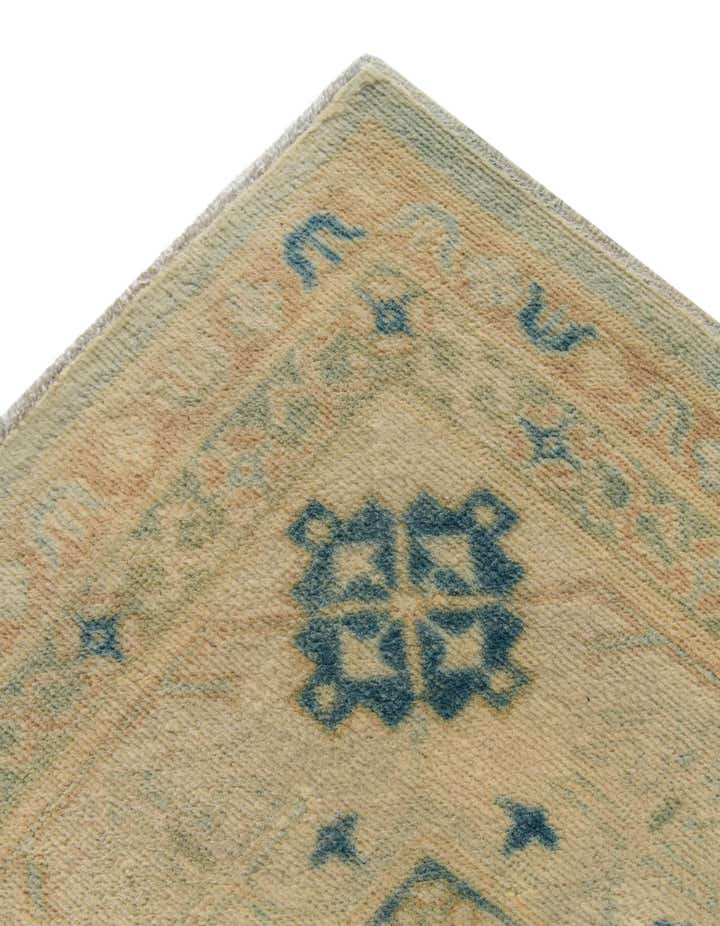 8' 1 x 9' 10 Hand Knotted Oushak Wool Rug
