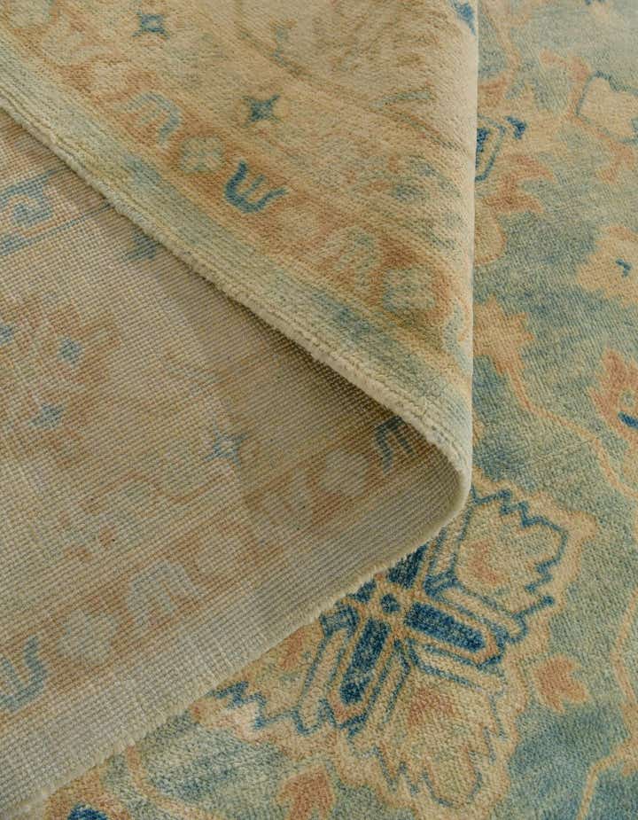 8' 1 x 9' 10 Hand Knotted Oushak Wool Rug