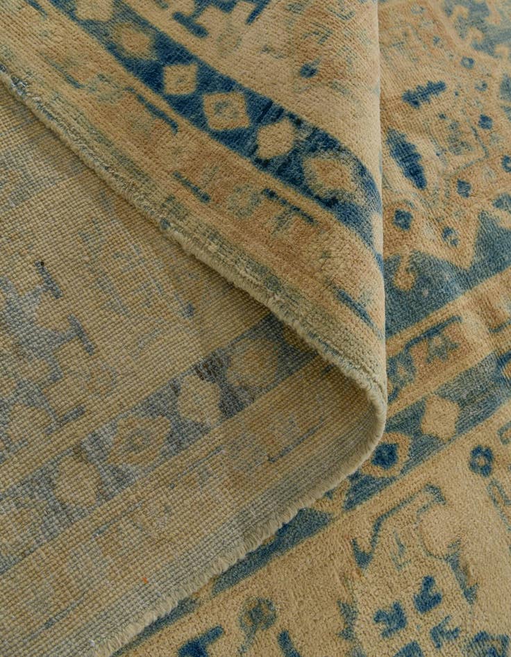 Detail image of 8' 2 x 9' 2  Hand Knotted Oushak Wool Rug