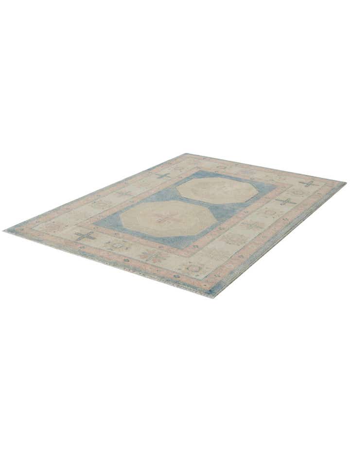 3' 6 x 4' 10 Hand Knotted Oushak Wool Rug