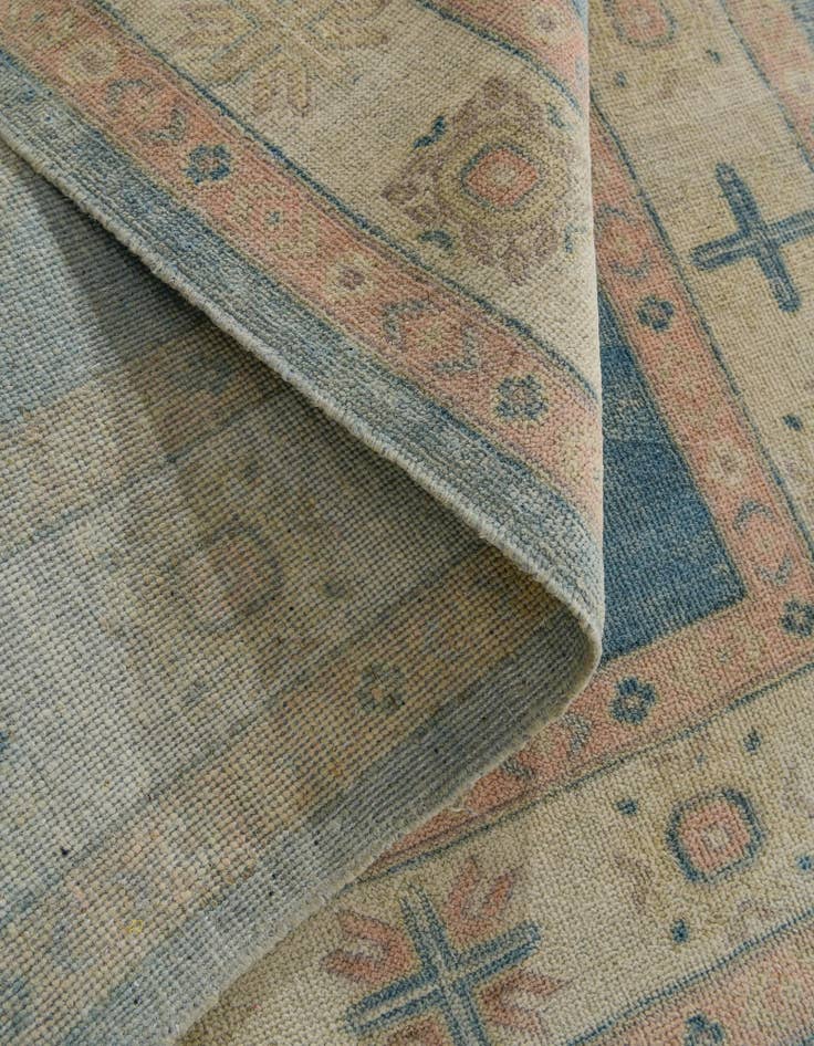 Detail image of 3' 6 x 4' 10 Hand Knotted Oushak Wool Rug