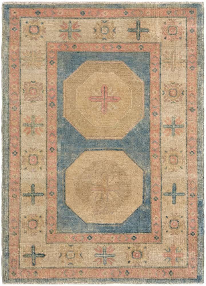 3' 6 x 4' 10 Hand Knotted Oushak Wool Rug