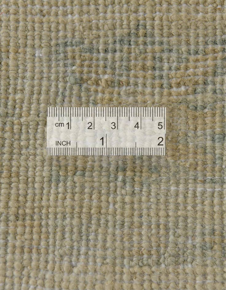 Detail image of 3' 5 x 4' 4 Hand Knotted Oushak Wool Rug