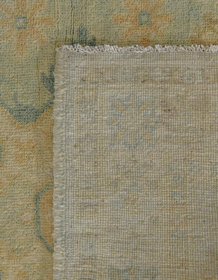 Detail image of 3' 5 x 4' 4 Hand Knotted Oushak Wool Rug