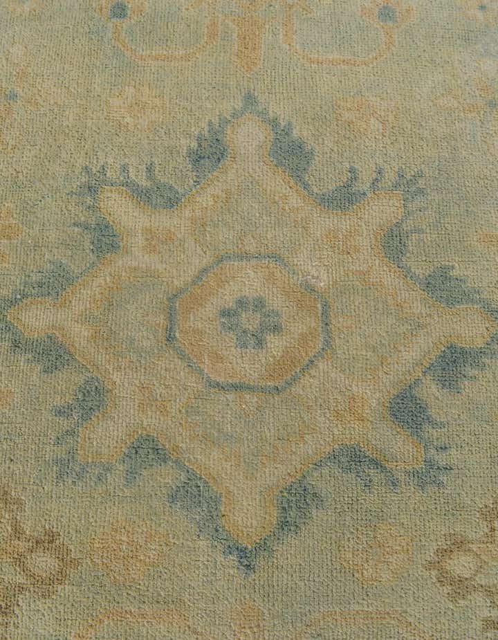 3' 5 x 4' 4 Hand Knotted Oushak Wool Rug