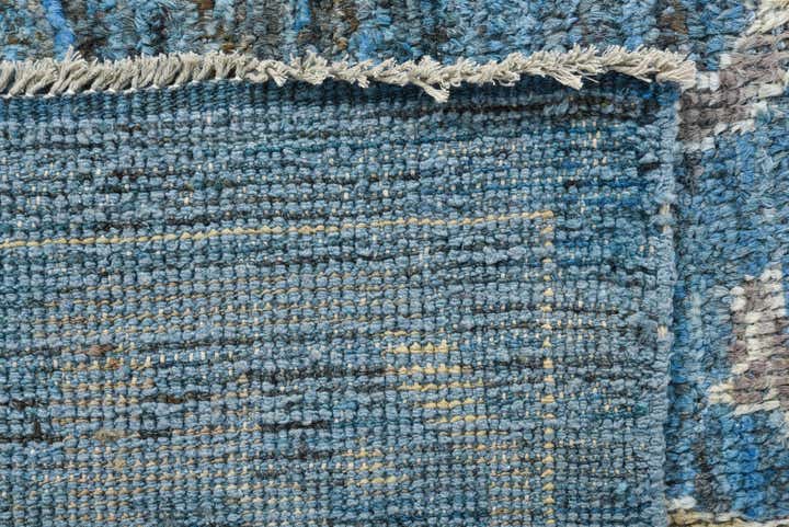9' 1 x 12' 10 Hand Knotted Oushak Wool Rug