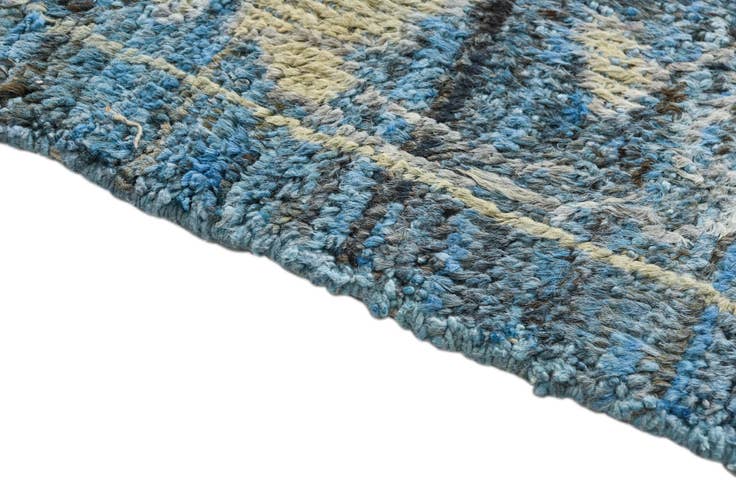 Detail image of 9' 1 x 12' 10 Hand Knotted Oushak Wool Rug