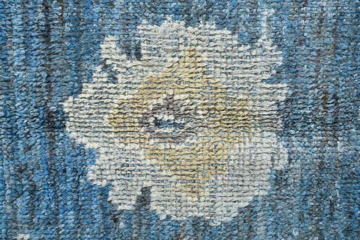 9' 1 x 12' 10 Hand Knotted Oushak Wool Rug