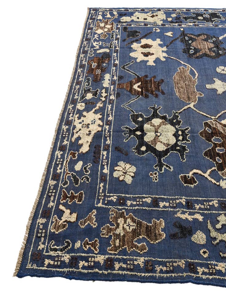 Detail image of 10' x 14' 8 Hand Knotted Oushak Wool Rug