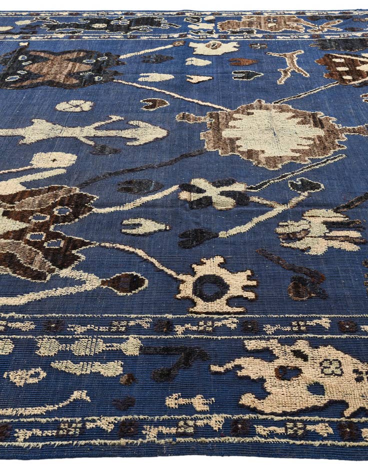 Detail image of 10' x 14' 8 Hand Knotted Oushak Wool Rug