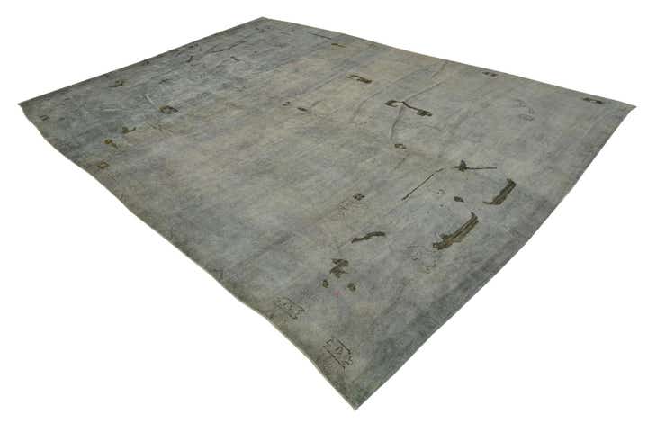 10' x 14' 1 Hand Knotted Oushak Wool Rug
