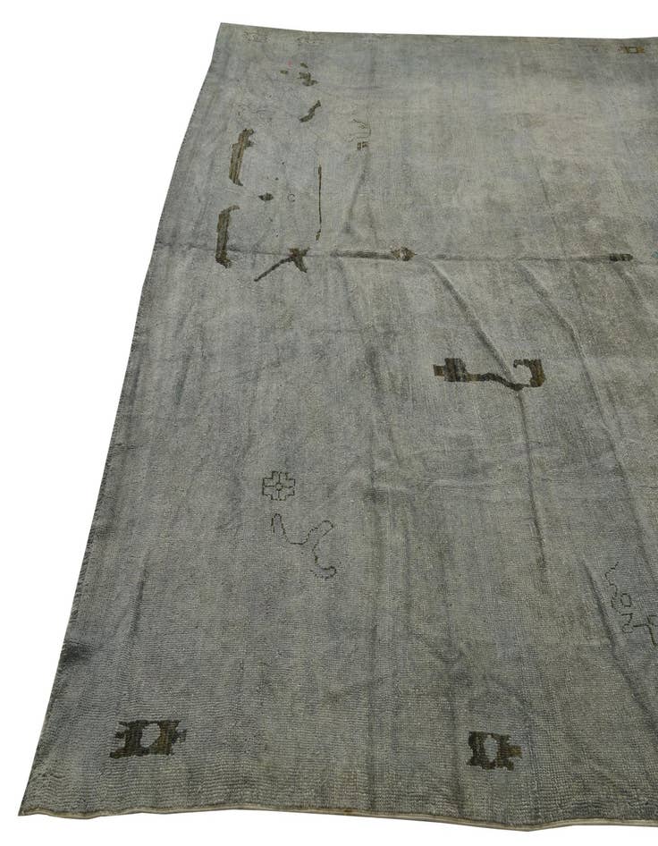 Detail image of 10' x 14' 1  Hand Knotted Oushak Wool Rug