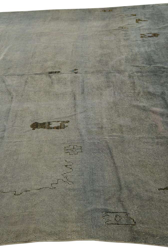 10' x 14' 1 Hand Knotted Oushak Wool Rug