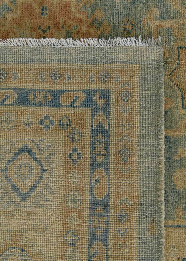 8' 11 x 11' 4 Hand Knotted Oushak Wool Rug