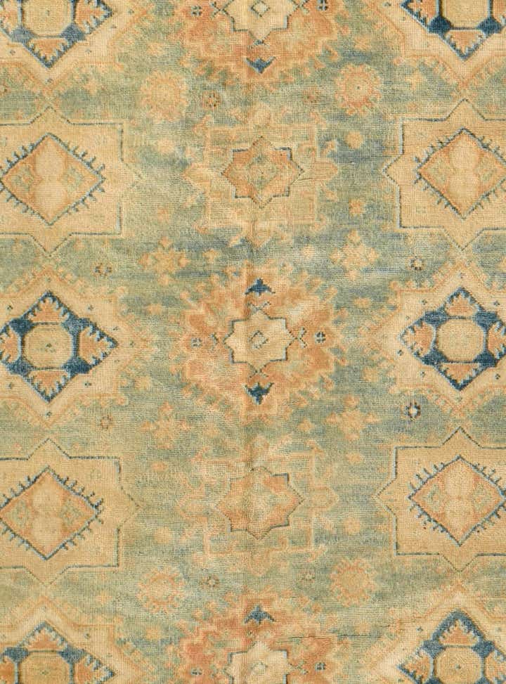 8' 11 x 11' 4 Hand Knotted Oushak Wool Rug