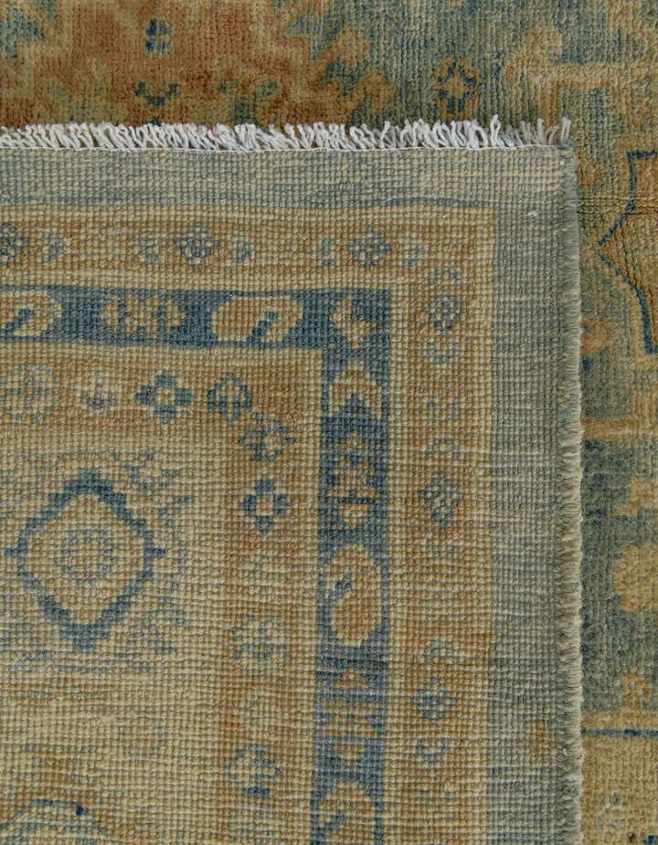 8' 11 x 11' 4 Hand Knotted Oushak Wool Rug