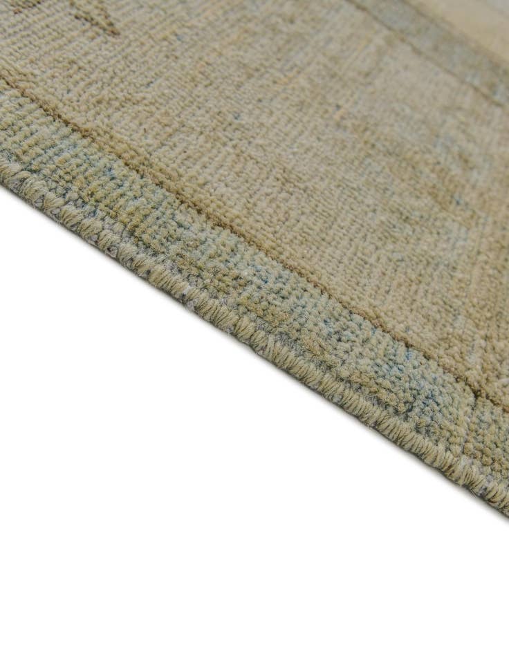 Detail image of 8' 2 x 9' 9  Hand Knotted Oushak Wool Rug