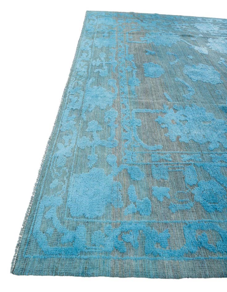 Detail image of 9' 2 x 12' 6  Hand Knotted Oushak Wool Rug