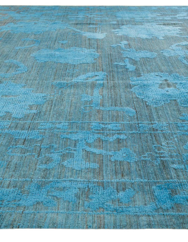 Detail image of 9' 2 x 12' 6  Hand Knotted Oushak Wool Rug
