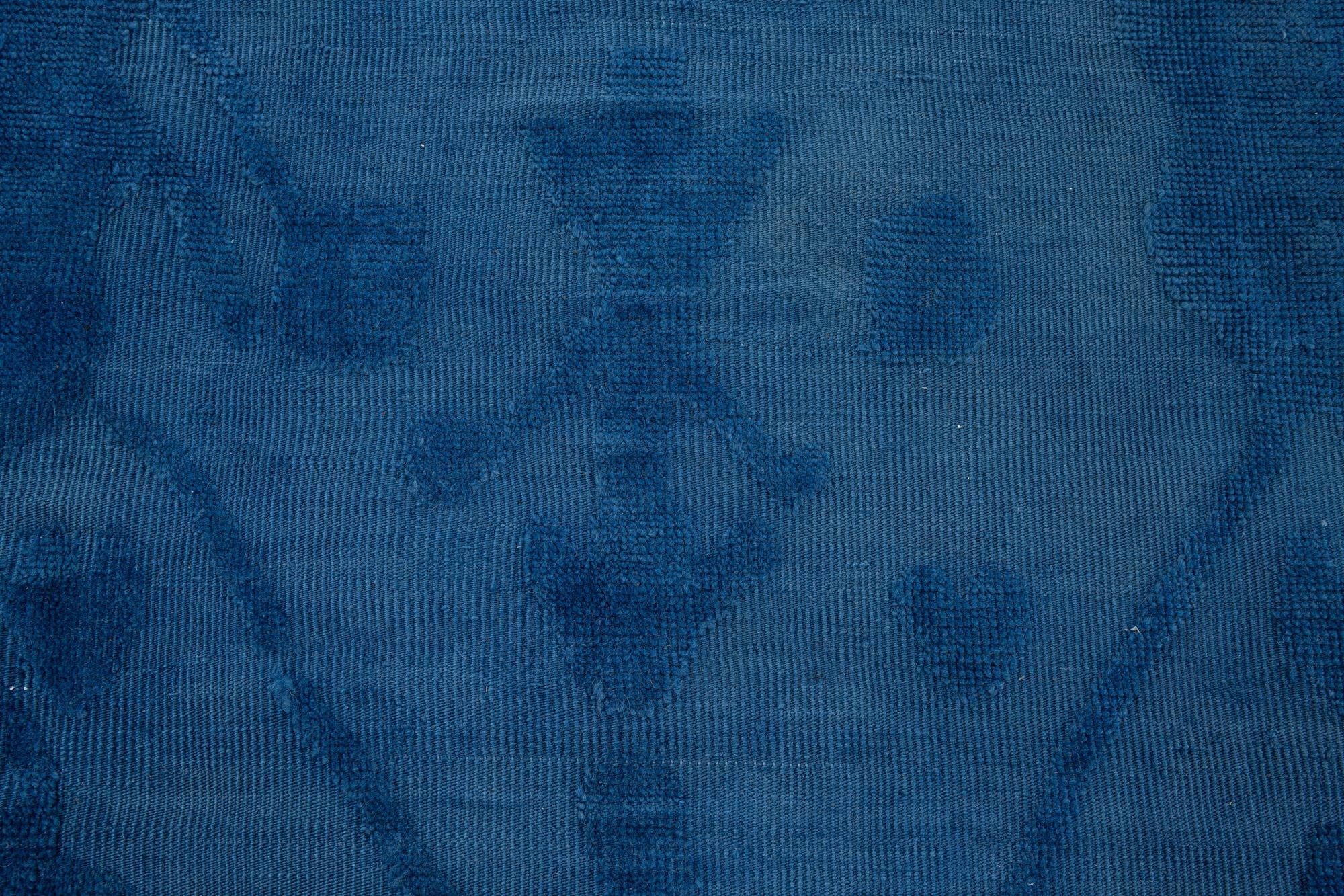 9' 10 x 14' 6 Hand Knotted Oushak Wool Rug