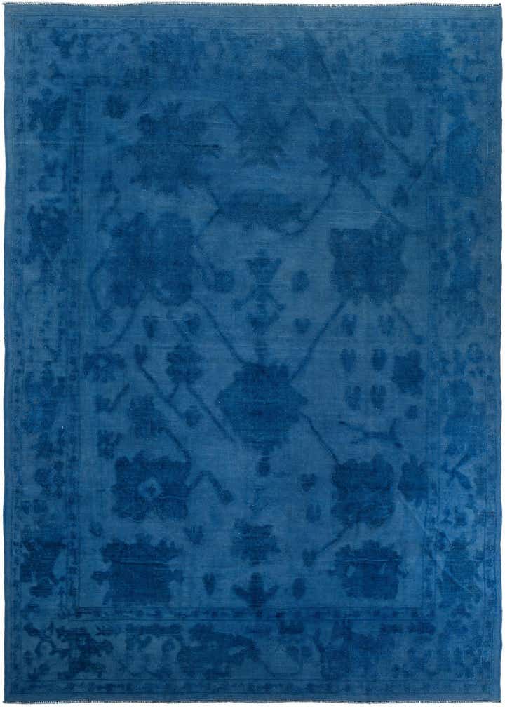 9' 10 x 14' 6 Hand Knotted Oushak Wool Rug