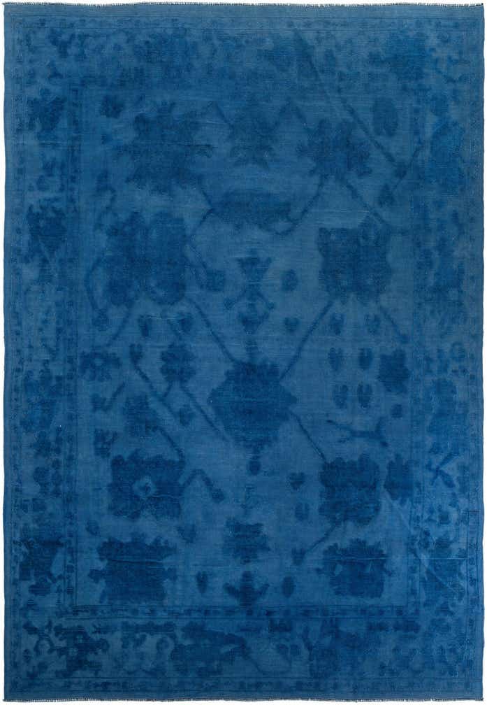 9' 10 x 14' 6 Hand Knotted Oushak Wool Rug
