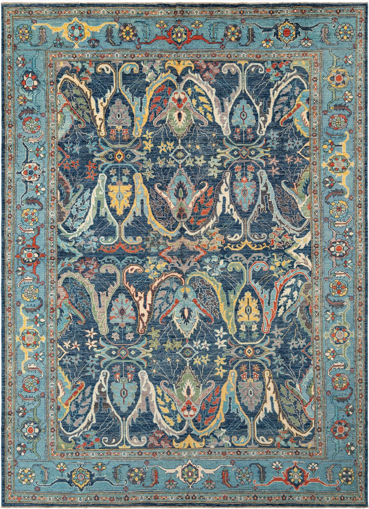 10' 3 x 14' 1  Hand Knotted Oushak Rug