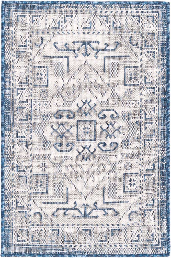 2' x 3' Easy-Clean Aztec Indoor / Outdoor Rug