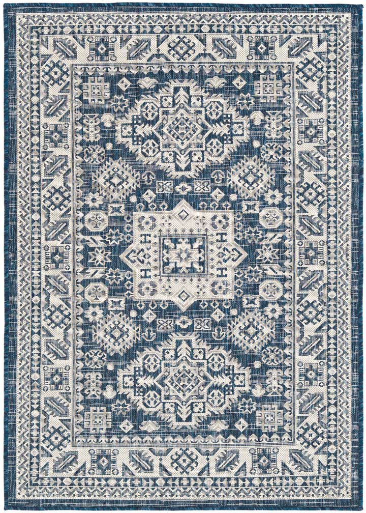 3' x 5' 3 Easy-Clean Aztec Indoor / Outdoor Rug