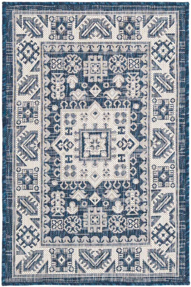 2' x 3' Easy-Clean Aztec Indoor / Outdoor Rug