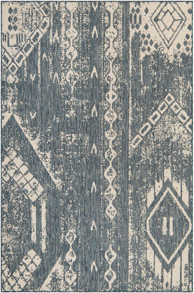 Detail image of 6' x 9' Easy-Clean Bohemian Indoor / Outdoor Rug