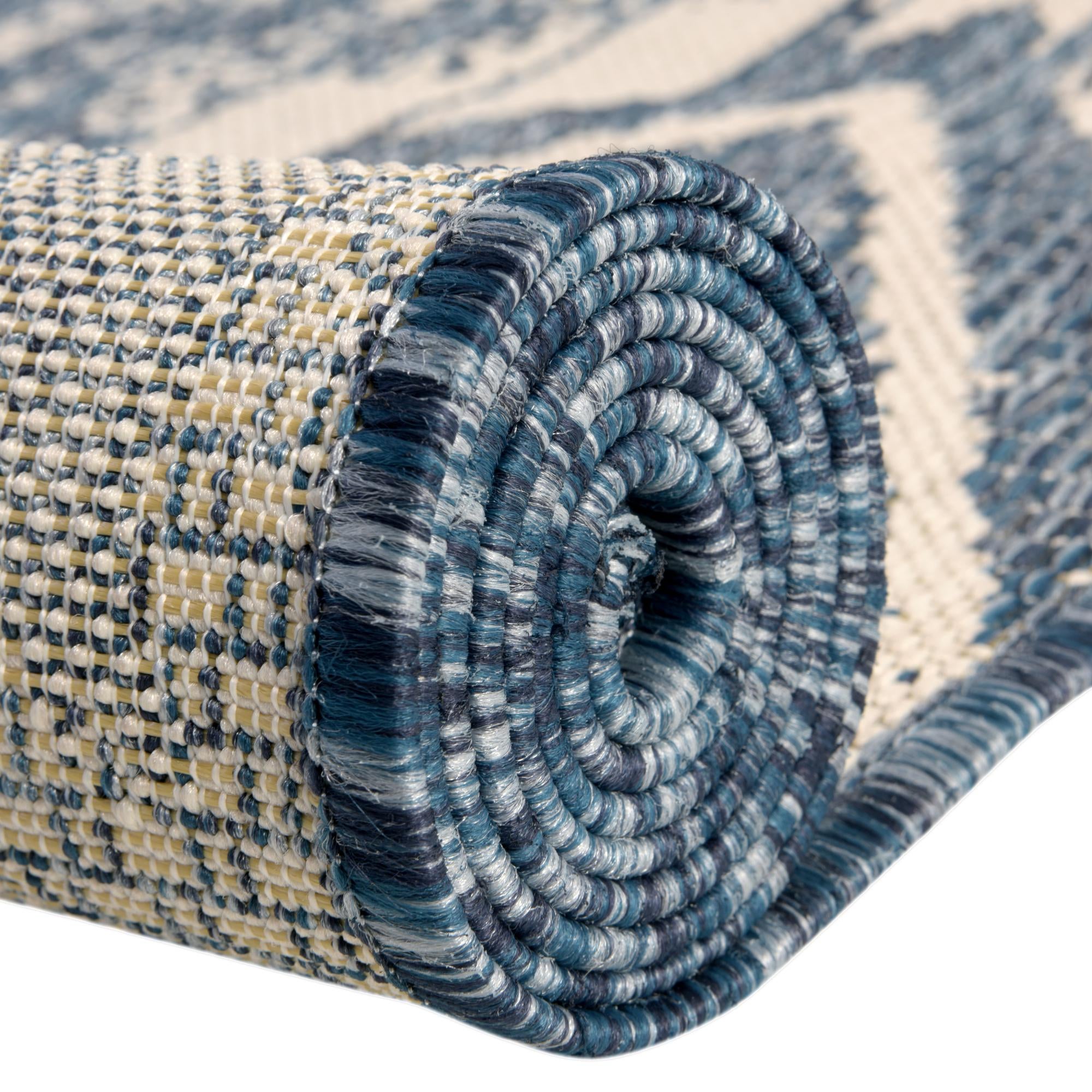 10' x 13' Easy-Clean Bohemian Indoor / Outdoor Rug