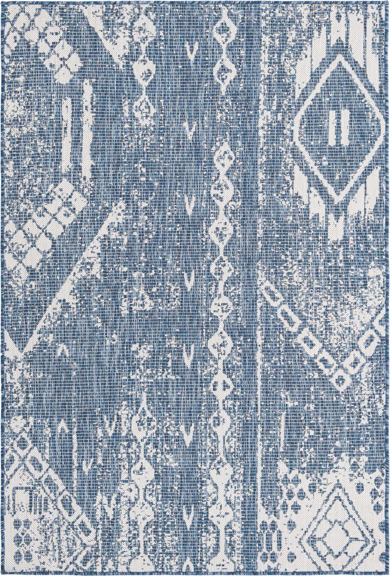 4' x 6' Easy-Clean Bohemian Indoor / Outdoor Rug