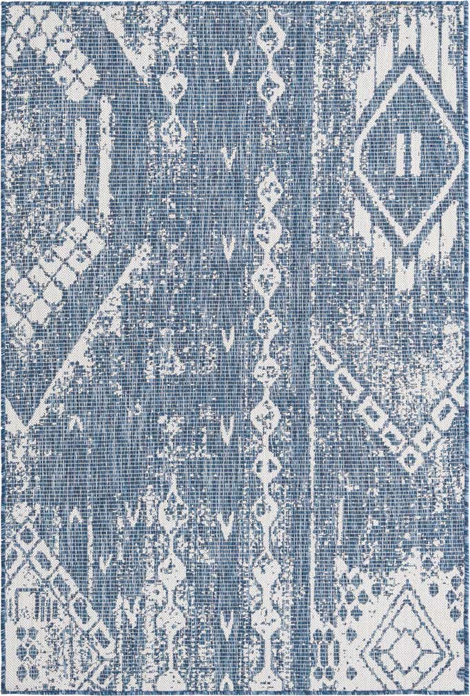 4' x 6' Easy-Clean Bohemian Indoor / Outdoor Rug