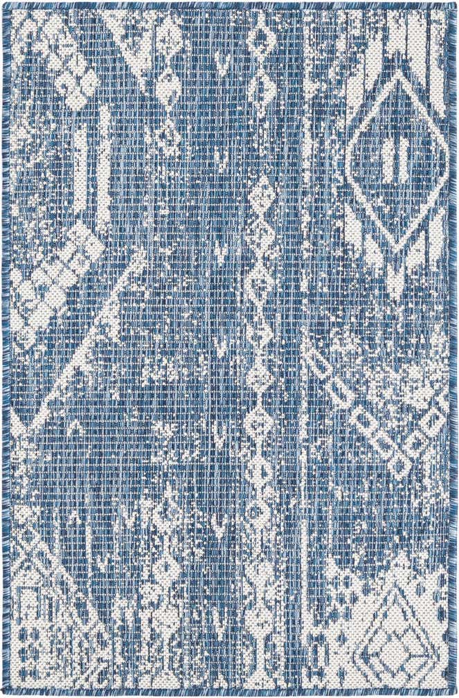 2' x 3' Easy-Clean Bohemian Indoor / Outdoor Rug