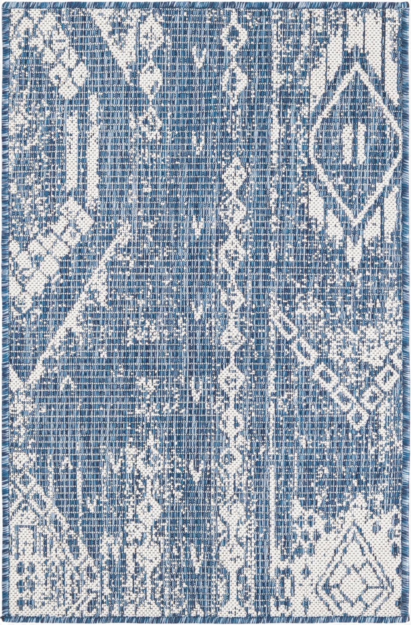 2' x 3'  Washable Bohemian Indoor / Outdoor Rug