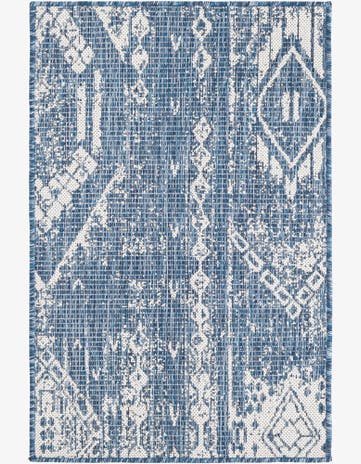 2' x 3' Easy-Clean Bohemian Indoor / Outdoor Rug