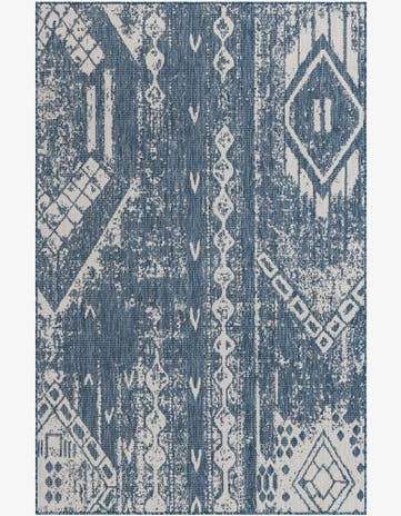 5' 3 x 8' Easy-Clean Bohemian Indoor / Outdoor Rug